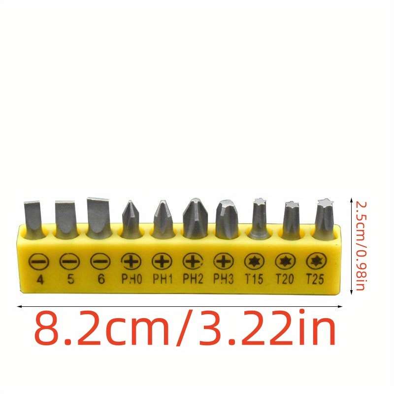 Screwdriver Bit Tool Set Color Screwdriver Bits Set