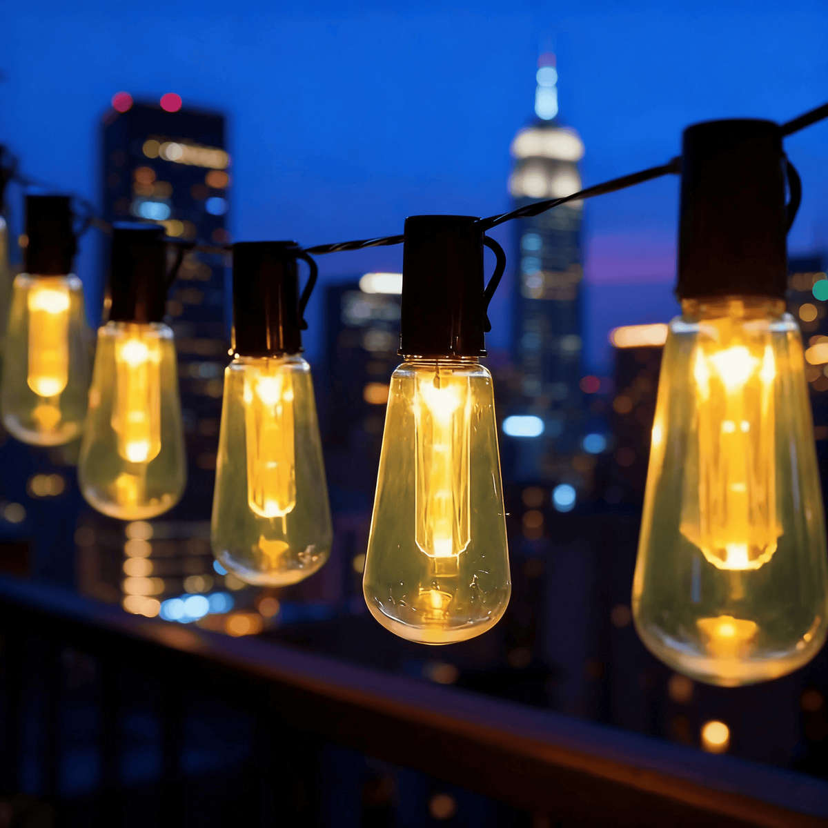 String Lights Color Warm White Size7.7M 20Leds