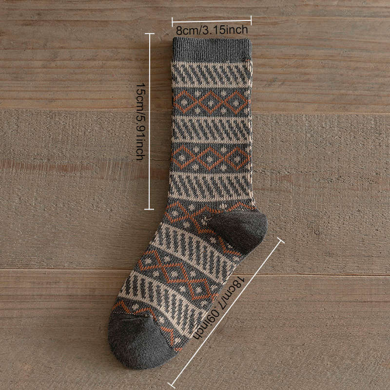 Women S Socks Color 5 Pairs Of Gray Size Onesize