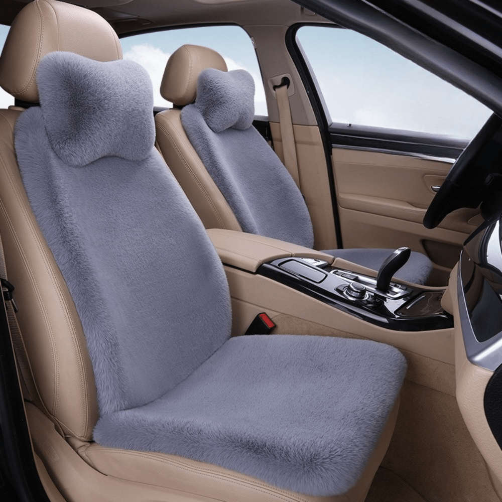 Car Seat Cushion Light Grey Size 2 Front Seats