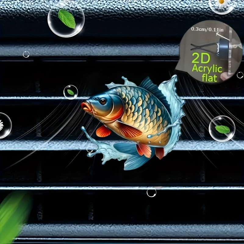 Car Interior Decor Style Small Fish