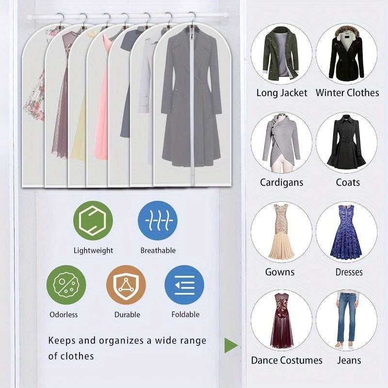 Clothing Dust Bags Quantity 3Pcs