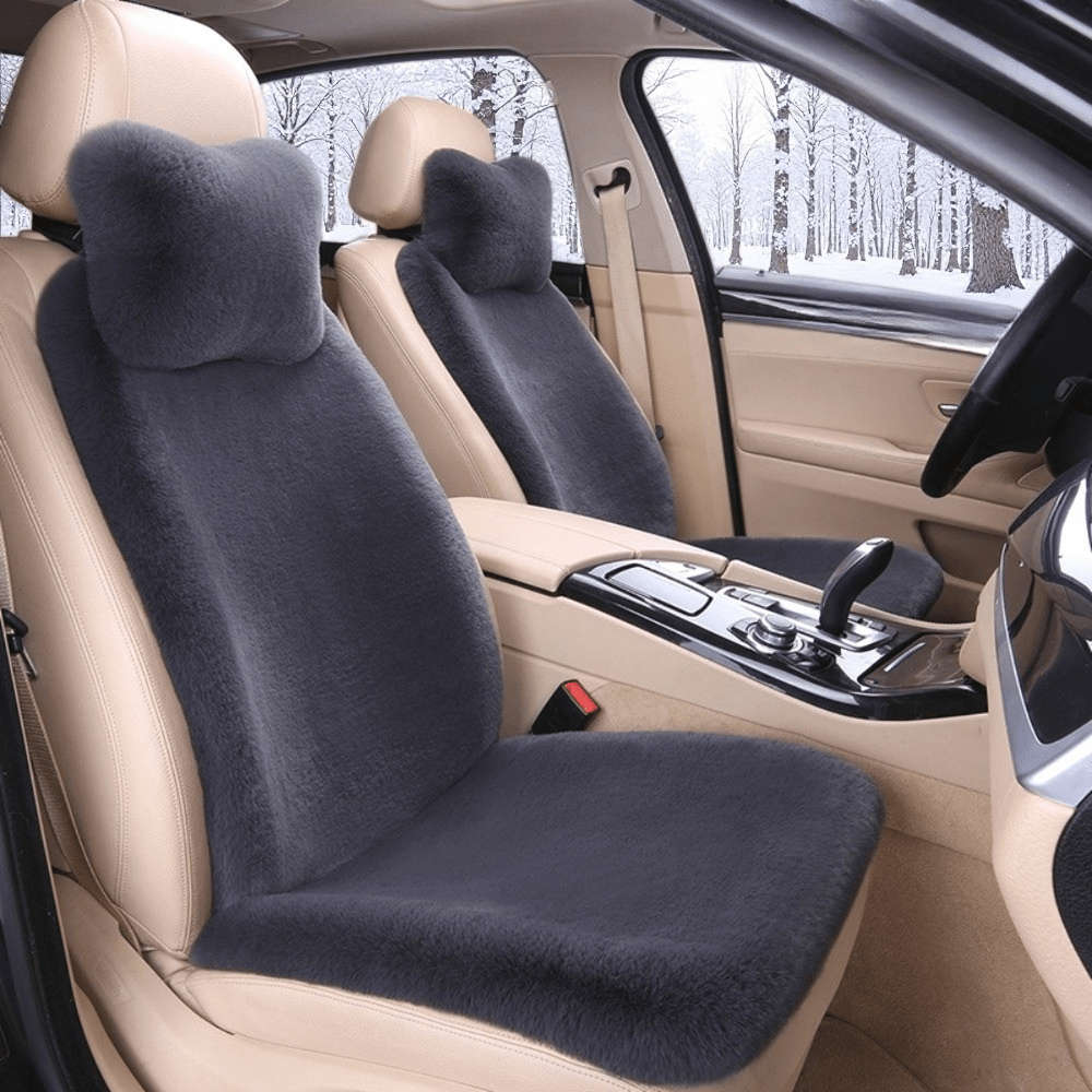 Car Seat Cushion Light Grey Size 2 Front Seats