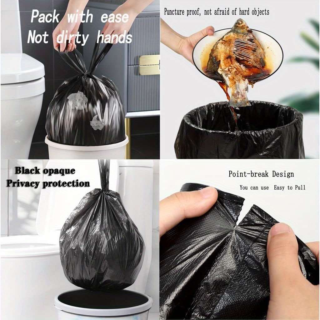 Trash Bag5 Rolls 200 Pcs