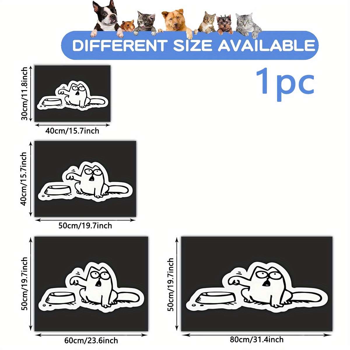 Pet supplies color C    Dark Gray size 50x 80cm