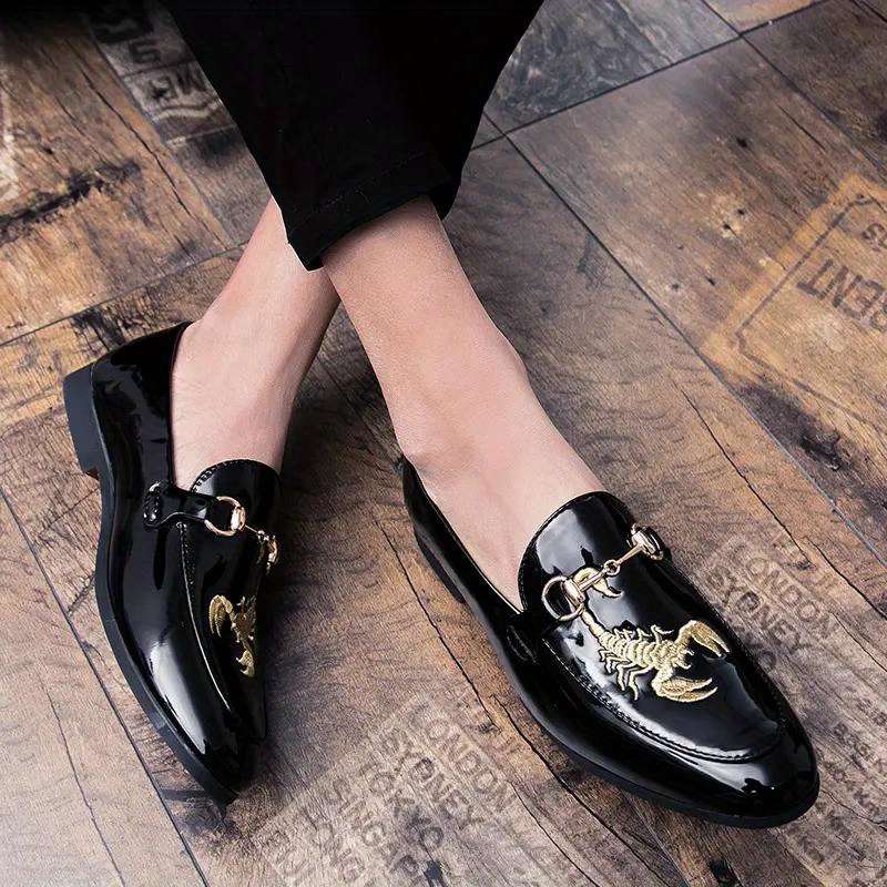 Mens Leather Shoes Color Black Sizeuk 7