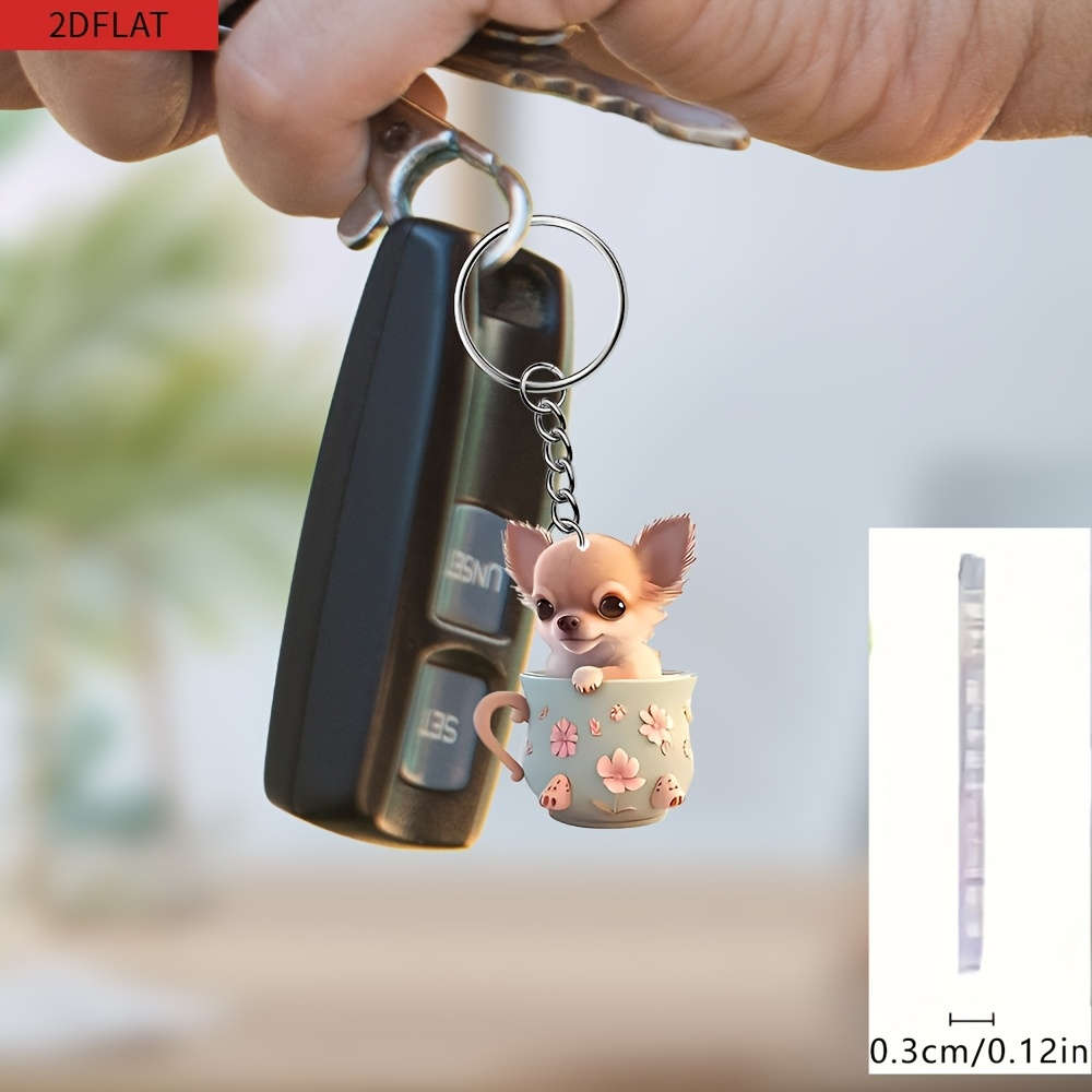 Keychain Ornament Material Acrylic