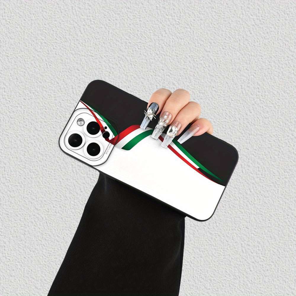 1Pc Mixed Color  For iPhone 16 Plus The Italian Flag Phone Case