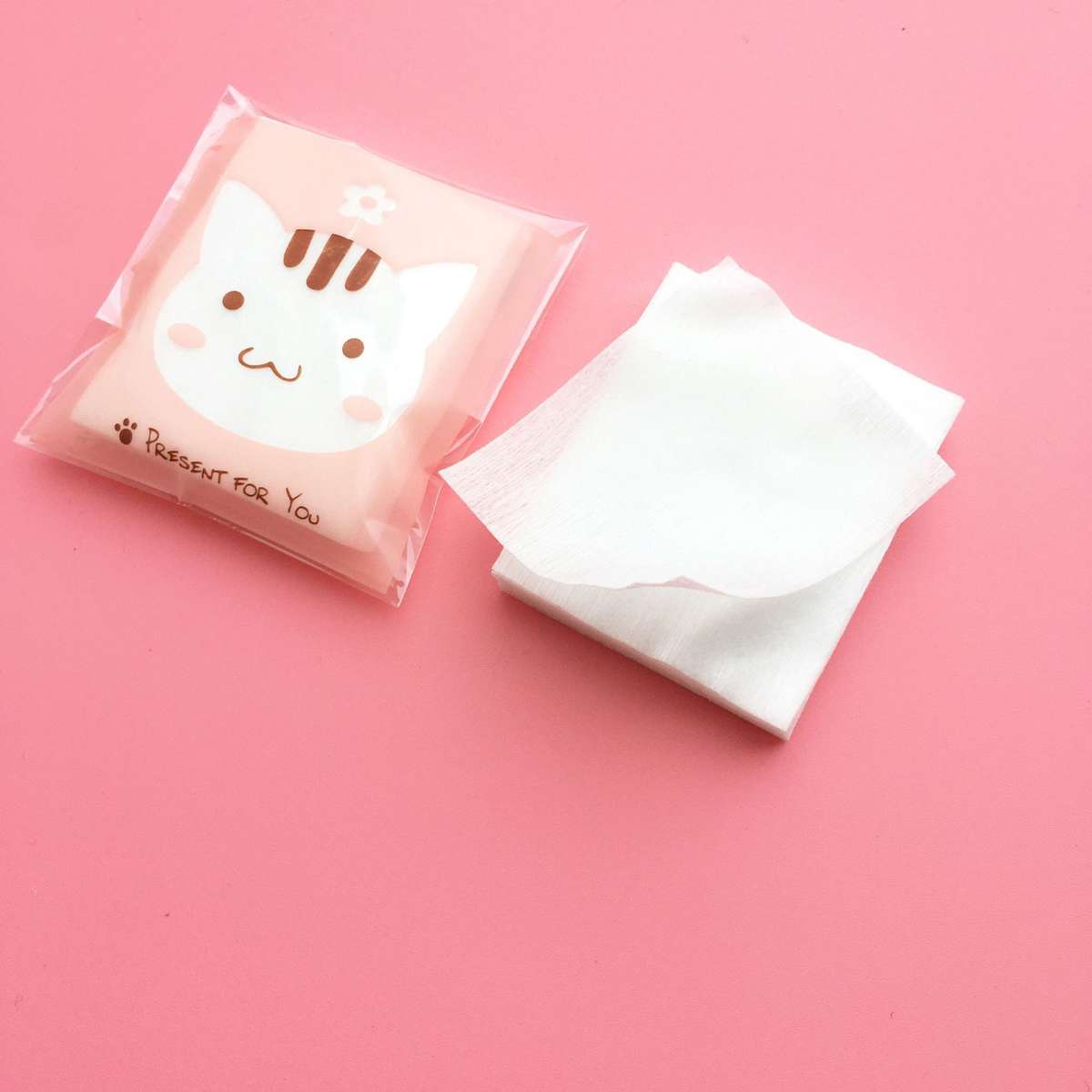 7pcs 7 Individually Packaged Disposable Towels Compact Portable Square Towel