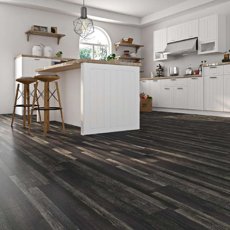 Self Adhesive Floor Stickers Parquet Walnut 40Cm*100Cm