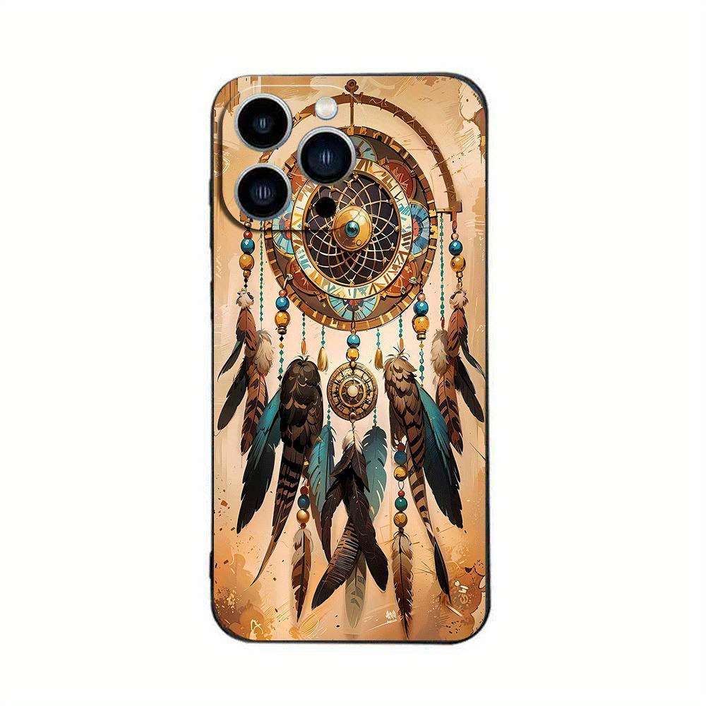 1Pc Black For iPhone 11 African Design Phone Case