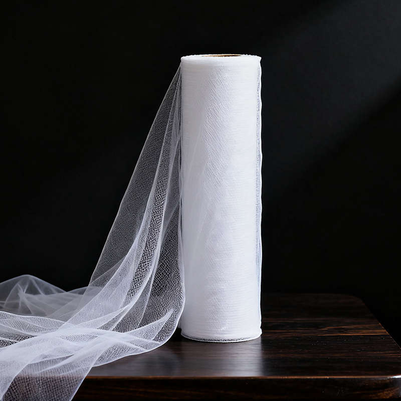 Wedding Supplies Color White Mesh Size 75*9000Cm 29.5*3543In