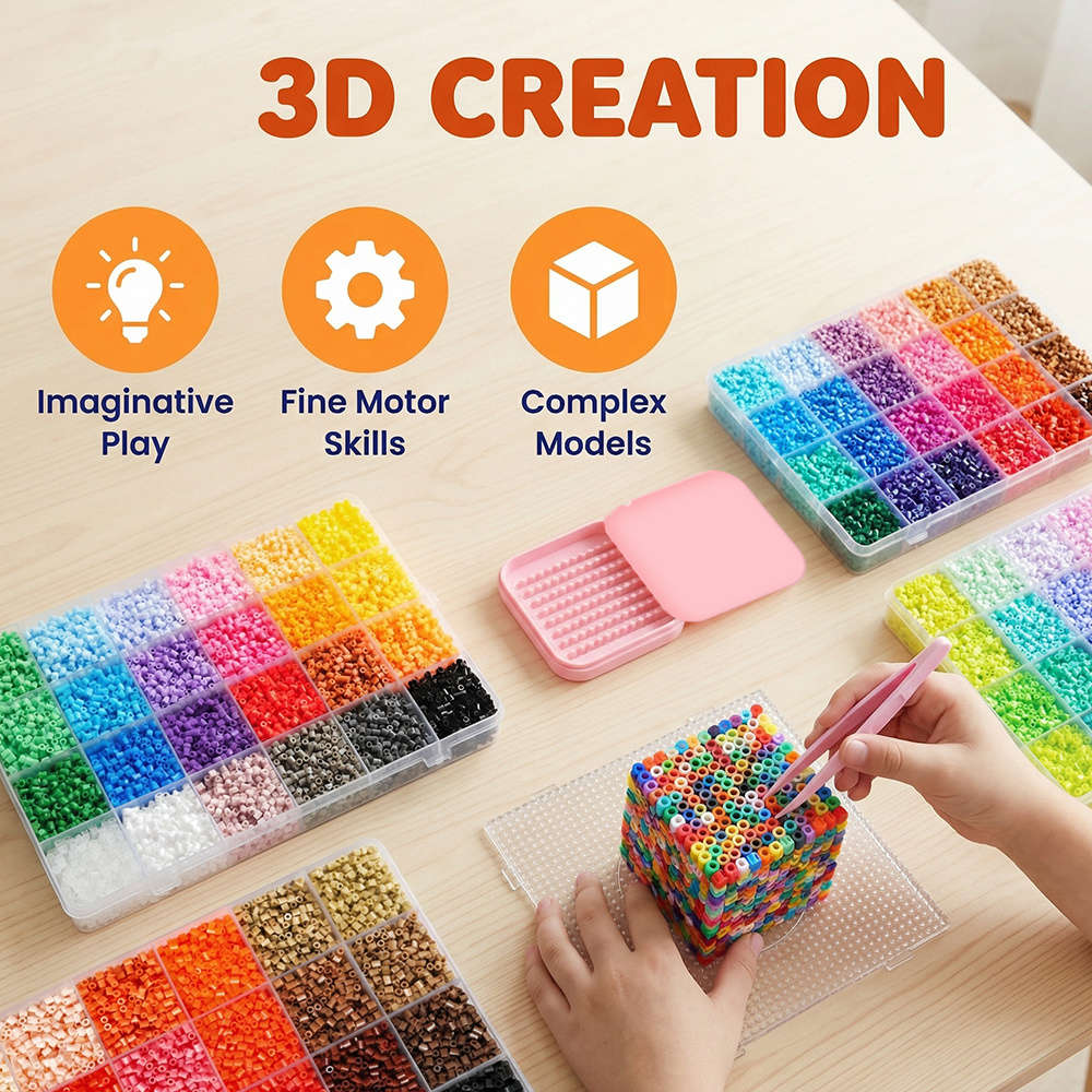 Perler Bead Set 24 Color Bean Paste Set