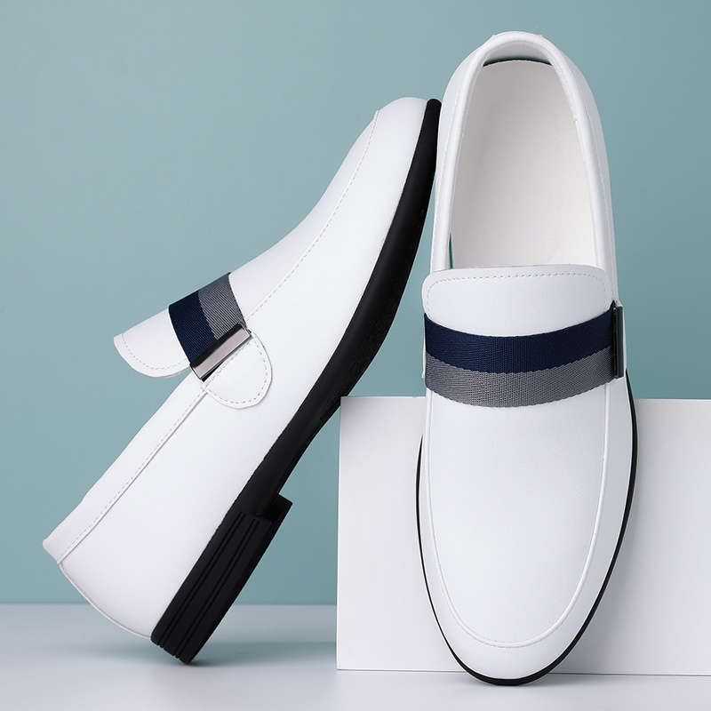 Mens Leather Shoes Color White Sizeuk 7