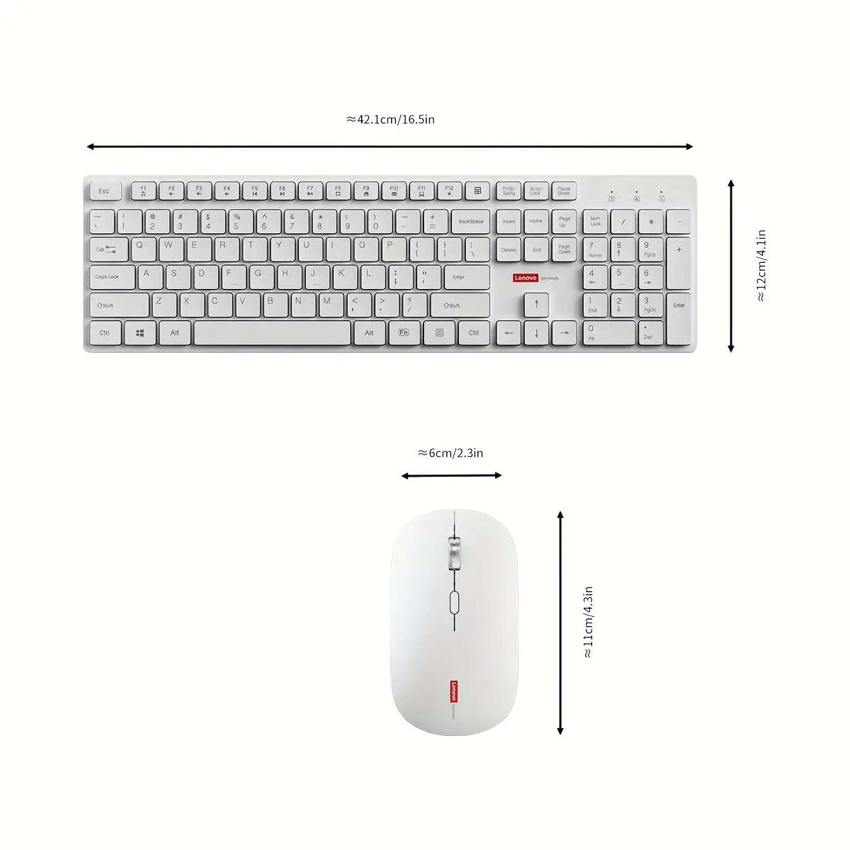 Ultra-Thin Wireless Keyboard And Mouse Set