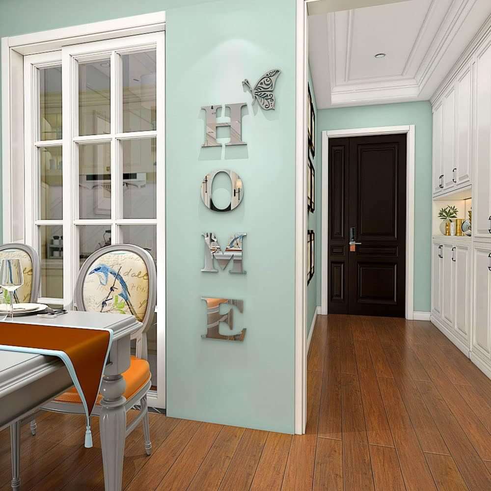Wall Stickers Color Silveryhtzcj6Pcsset