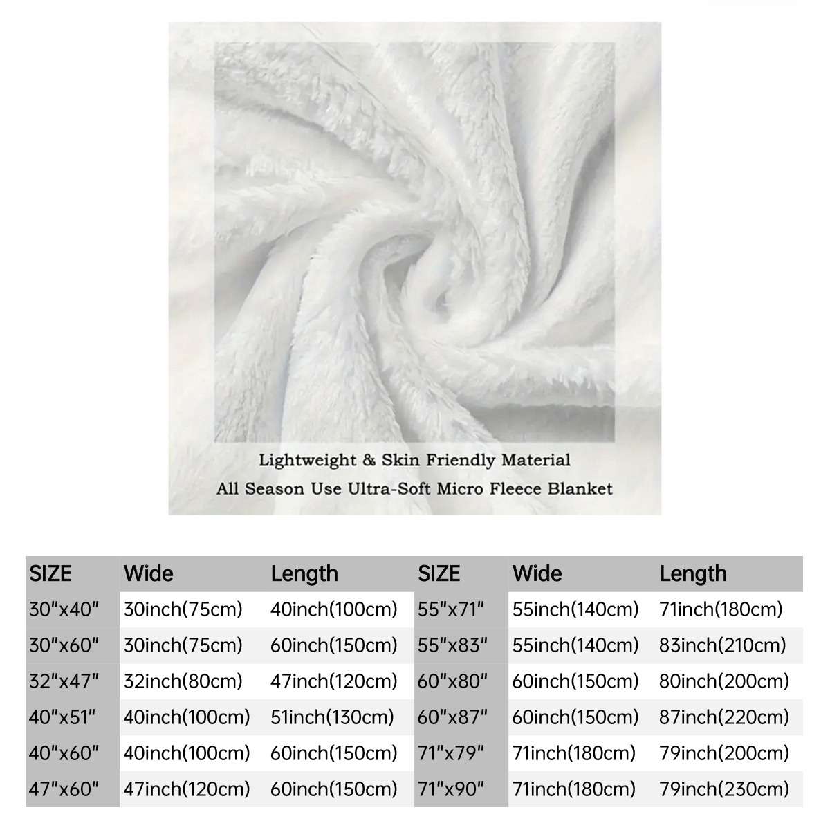 Blanket 60In*40In150*100Cm