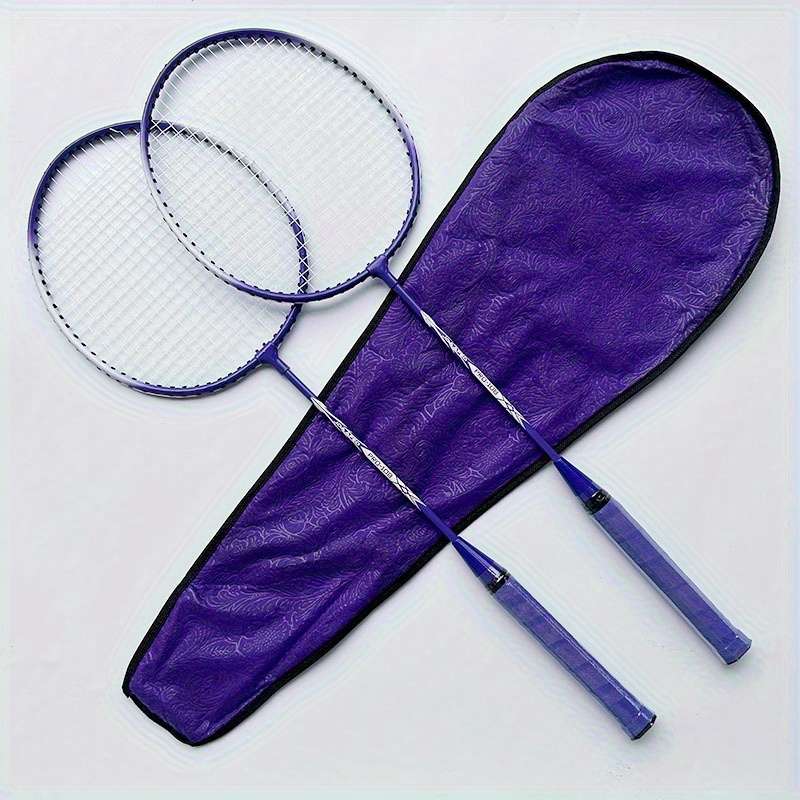 Badminton Racket Color 3 Balls  A Pair Of Red Rackets