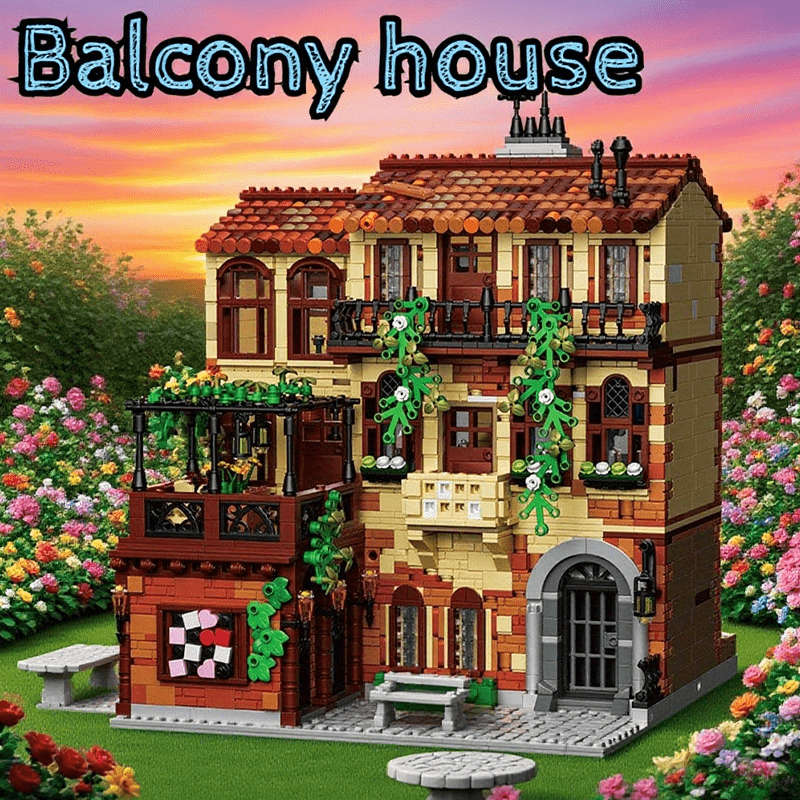 3D Building Model Puzzle Set Model Zybl 36002