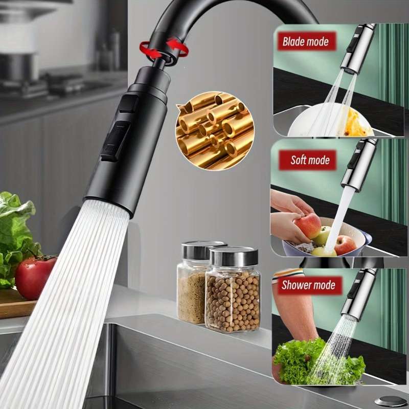 Black Kitchen Faucet