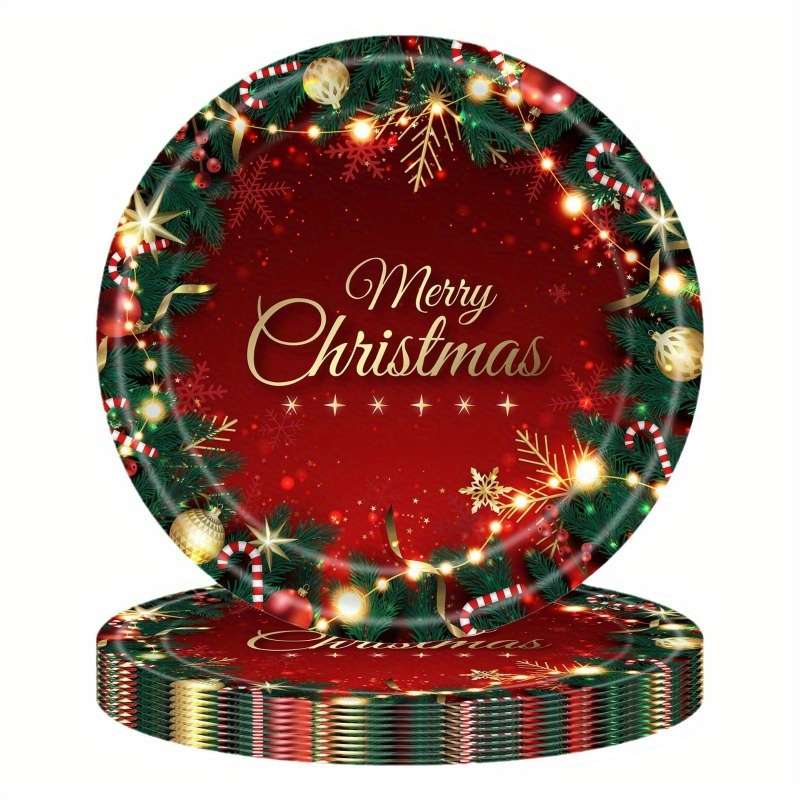 Christmas Tablecloth Style A Quantity 16Pcs