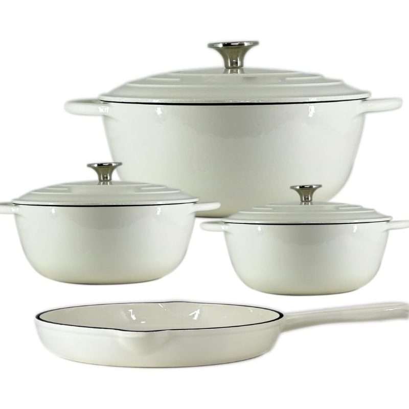 Cookware Pot Color White