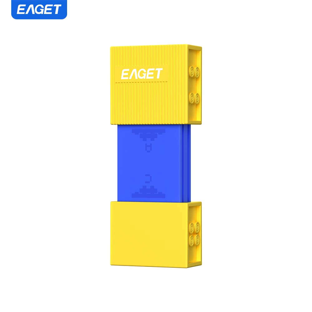 Usb Flash Drive Color Yellow Blue Storage 256Gb