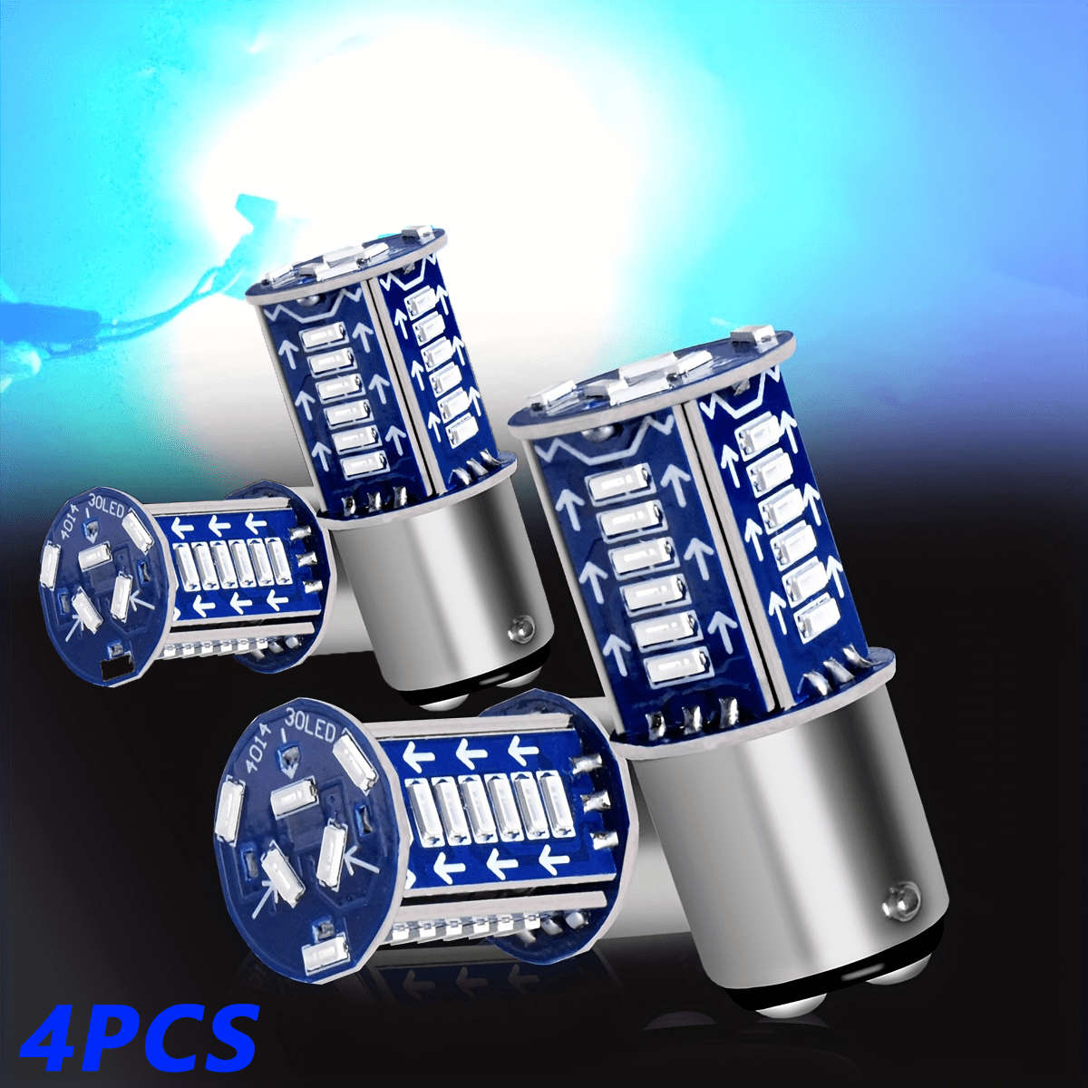 Car Lights Color Red Quantity 4Pcs