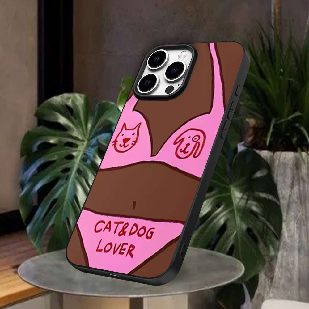 1Pc Black For iPhone SE Beach Bikini Pattern Phone Case