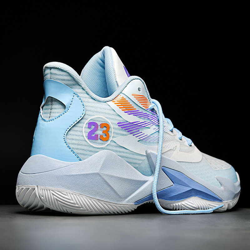 Sneakers White Blue Size Uk 7