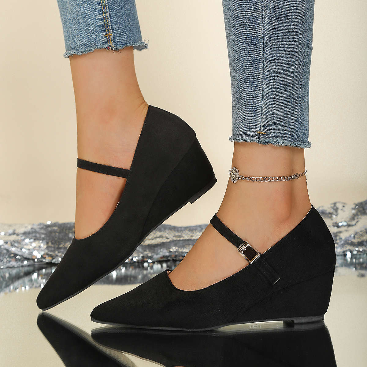 Women S High Heels Color Black Sizeuk 6