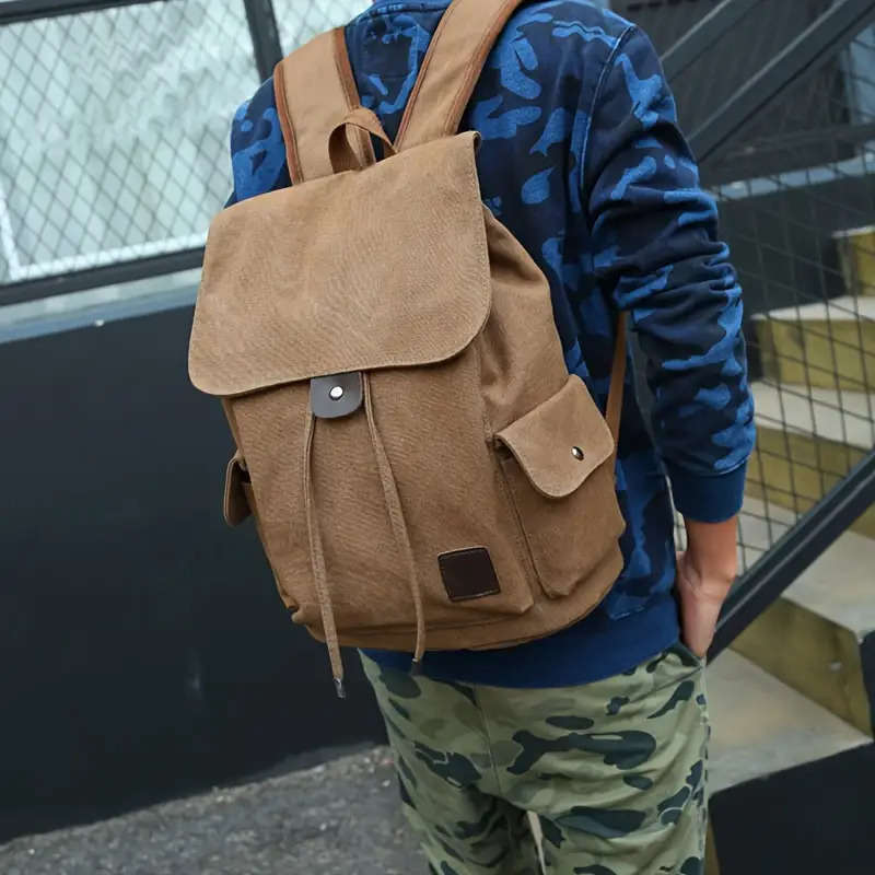 Men S Backpack Black Style Font 3