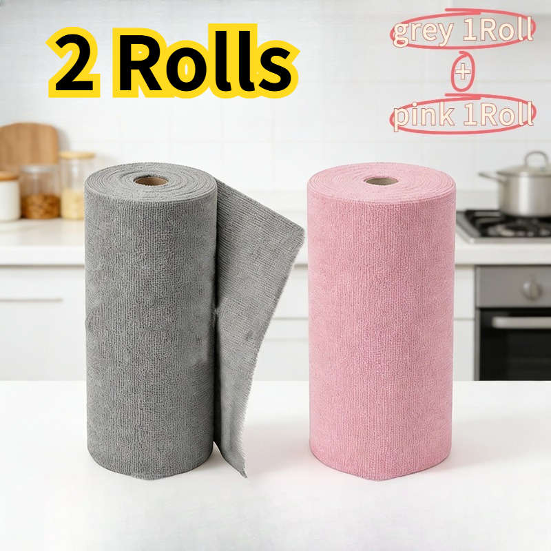 Rag Color 1 Roll Grey 1 Roll Pink