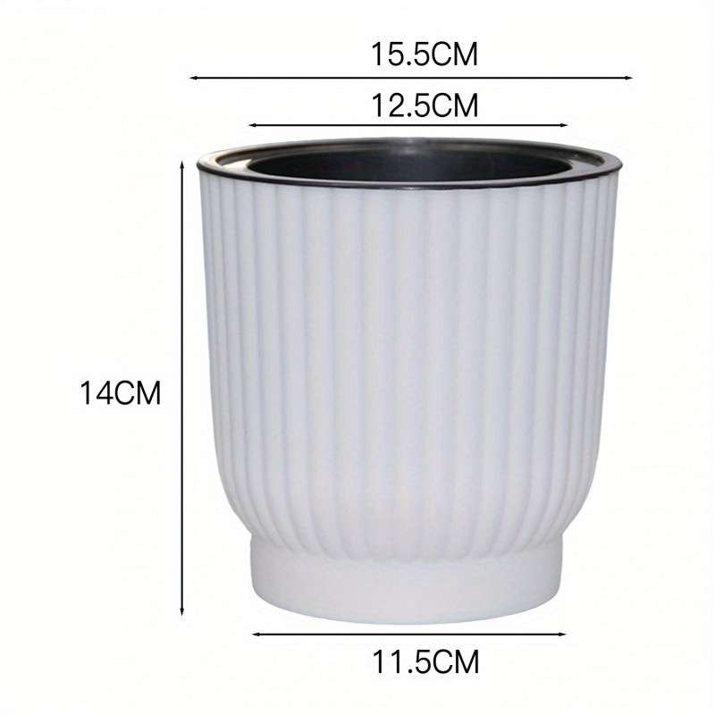 Flowerpotsize 100  Inner Diameter 7 5 Cm Color White