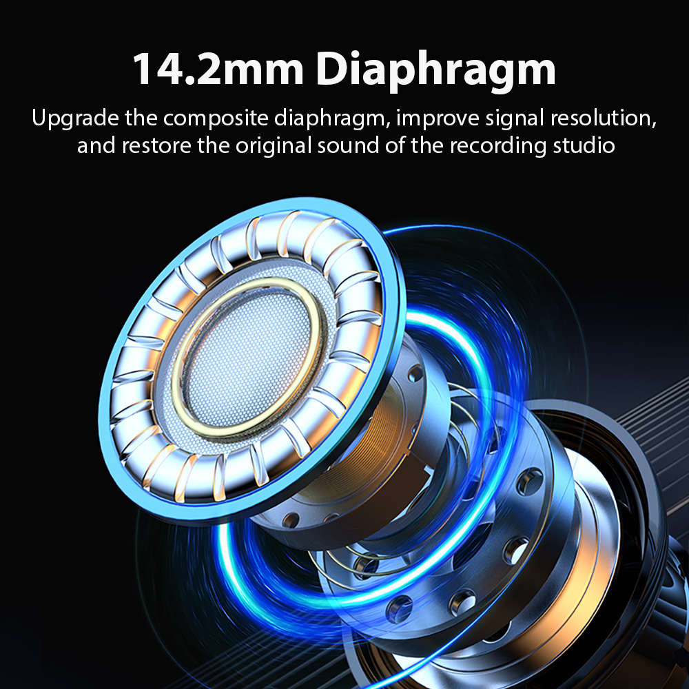 Wired Headphones 3.5Mm Black