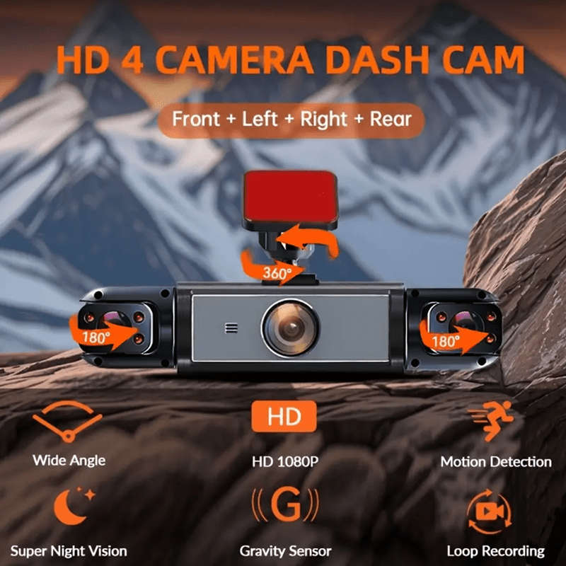Dashcam Style Three-Record Model