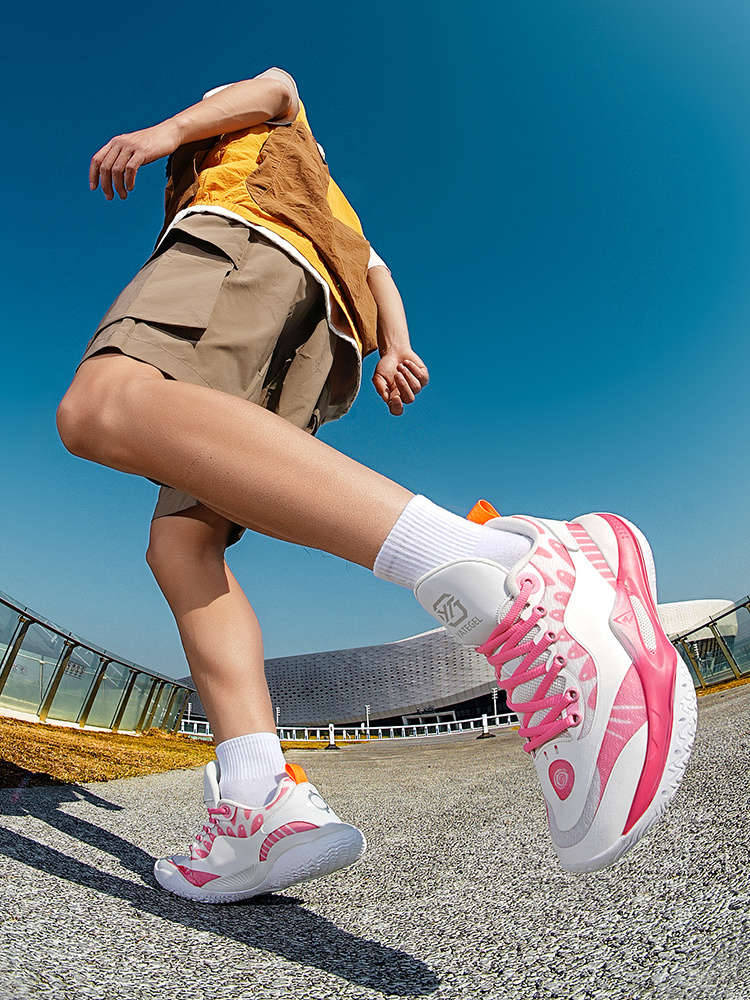 Sneakers White Pink Size Uk 7