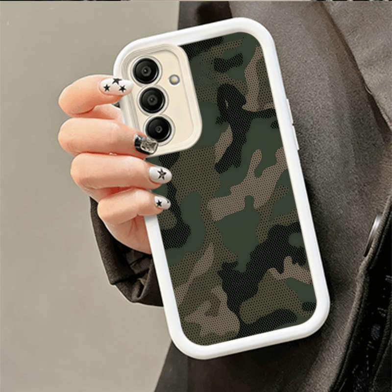 Phone Case White Compatible Model Galaxy A7 2018