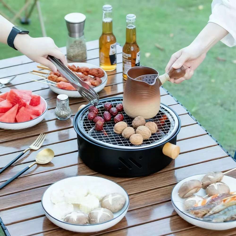 Barbecue Grill Color Charcoal Black
