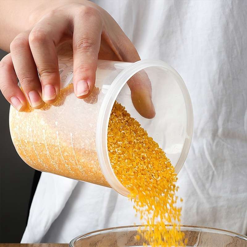 Sealed Jar Color 800Ml Transparent Quantity3Pcs