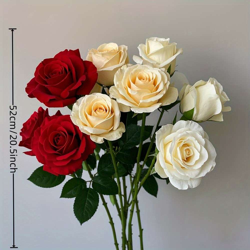 Simulated Flower Color 4 Red  4 Champagne  2 White