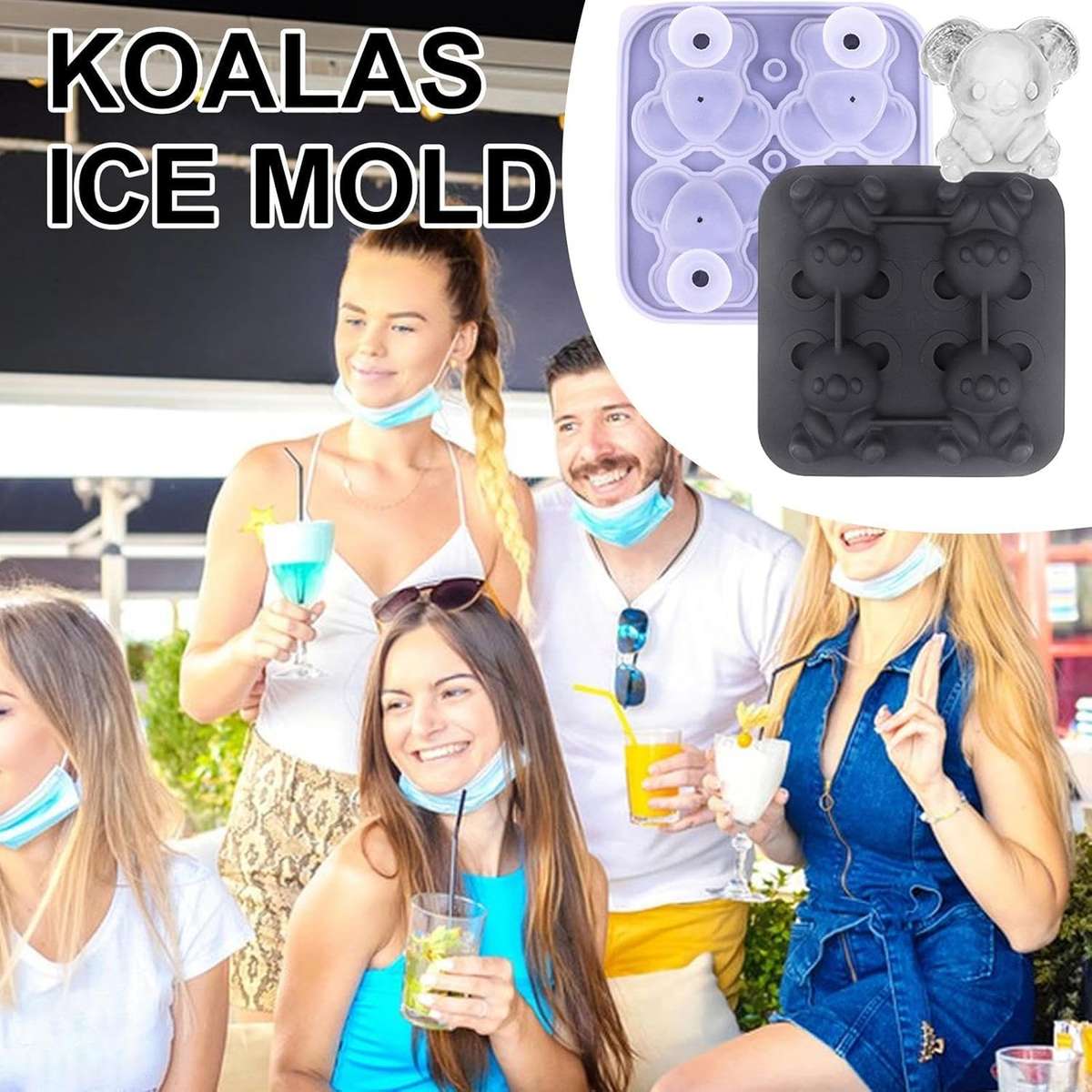 Ice Molds Color Gray