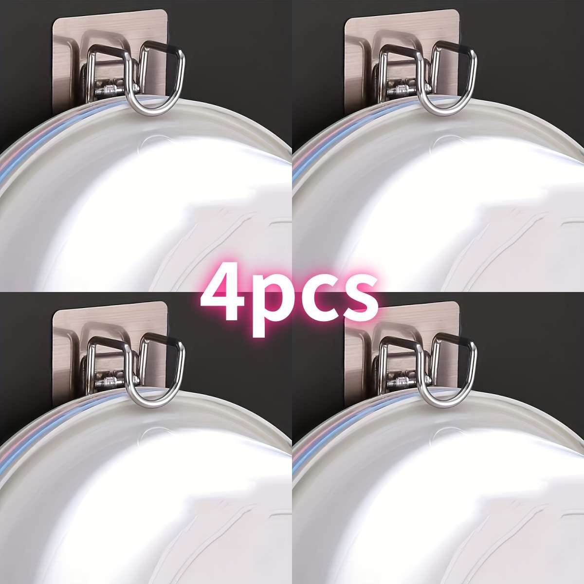 1 Stainless Steel Foldable Wall Hanging Hooks ing Required