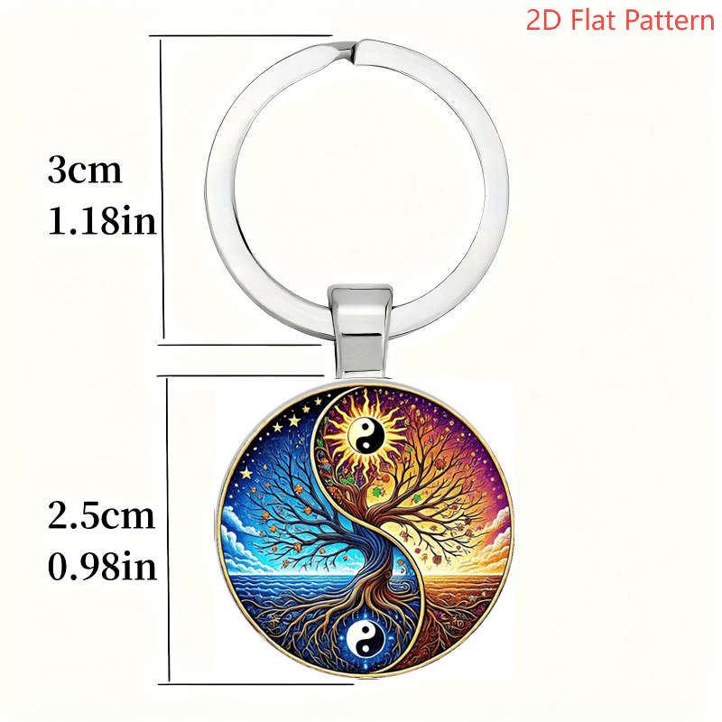 Keychain Ornament Color Silvery