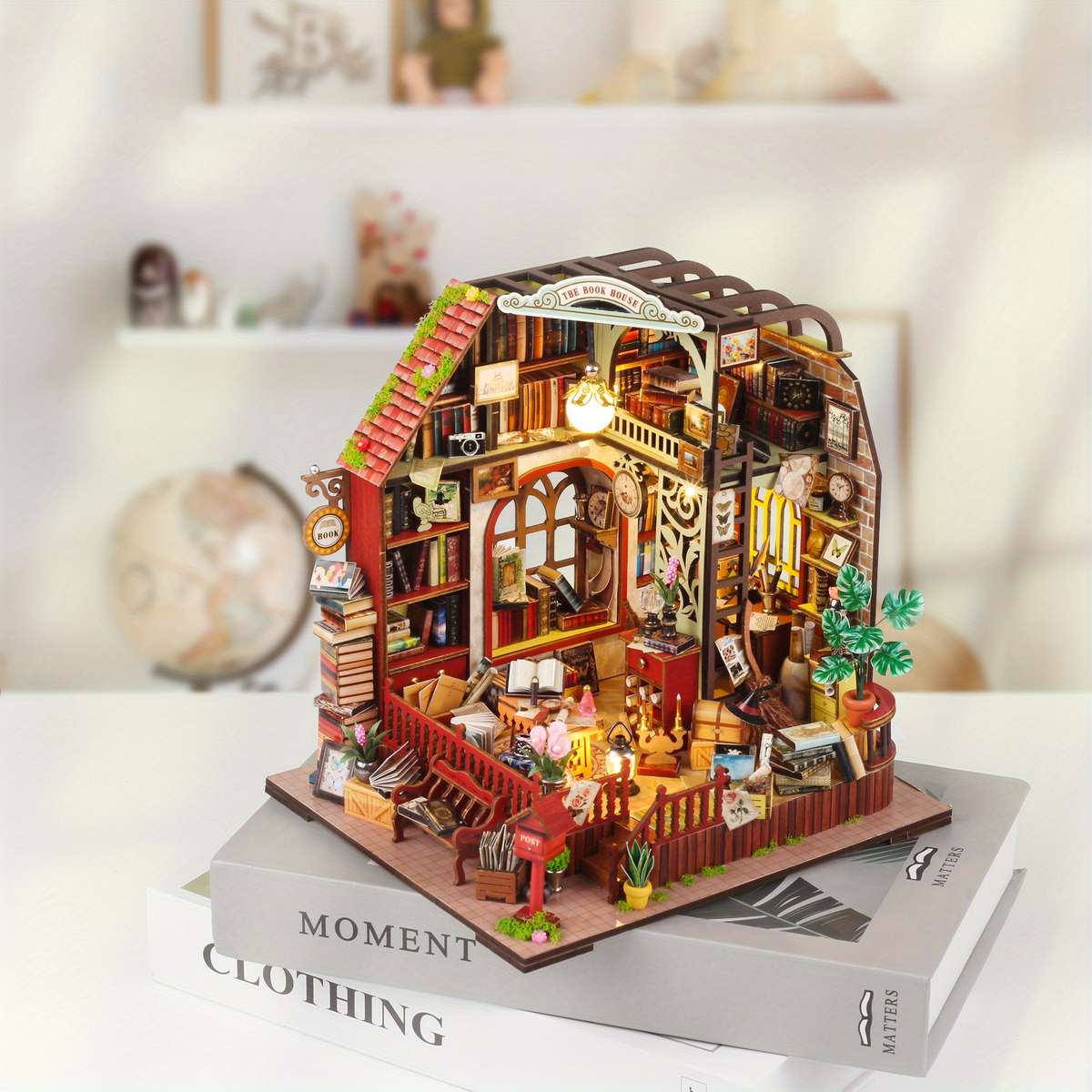 Building Toy Architectural Model Toy Set Style Bookstore