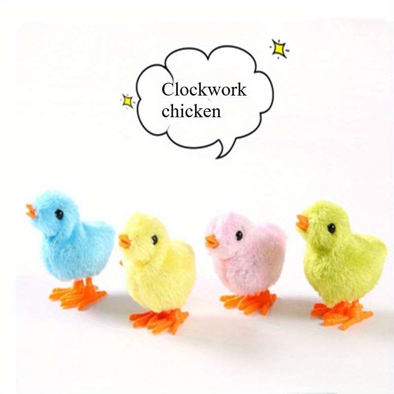 Plush Toyss Items 4 different colored chicks