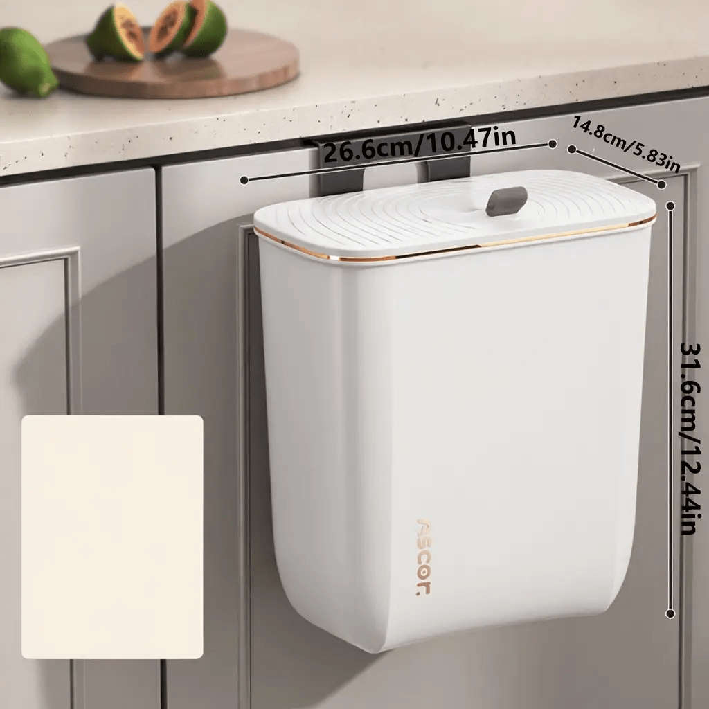 Garbage Can Color White
