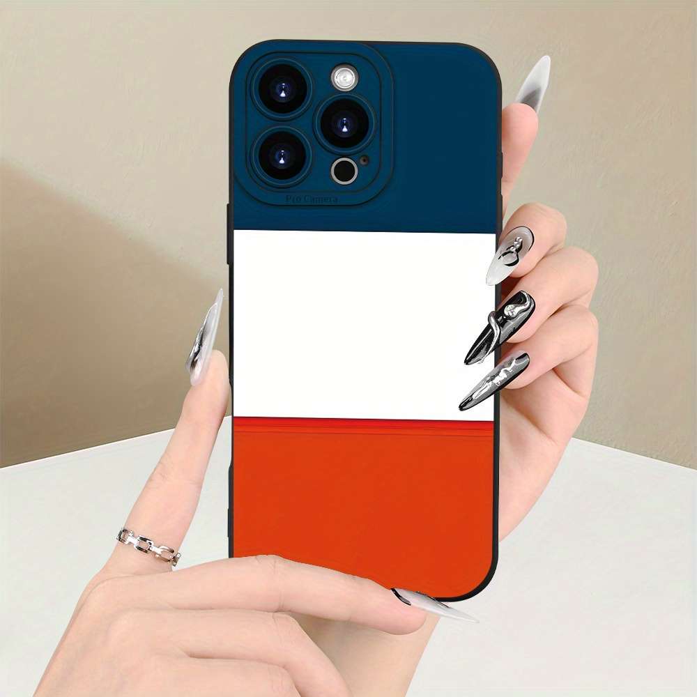 1Pc Black For iPhone 12 Mini Dutch Flag Design Phone Case