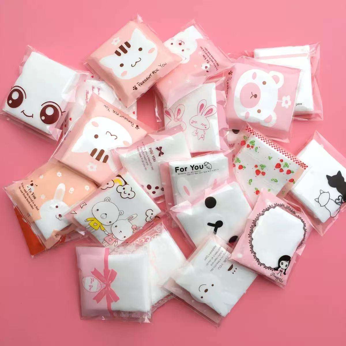 7pcs 7 Individually Packaged Disposable Towels Compact Portable Square Towel