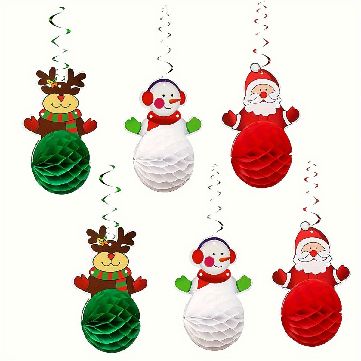 Christmas Decorations Style Christmas Quantity 6Pcs